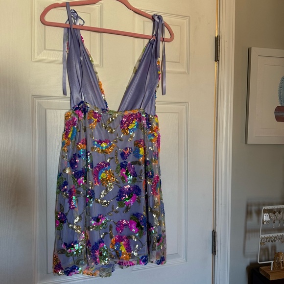 NWOT | Colorful Sequin Dress - Picture 4 of 6